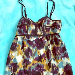 Tank top with floral design